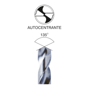 Jogo brocas cilíndricas HSS-M2-008 3~10mm (8pçs)