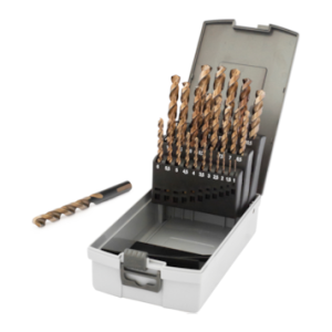 Jogo brocas cilíndricas HSS-Multinox 025 1~13mm (25pçs)