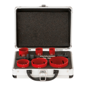 Jogo serras craneanas bimetal HSS-M42 Co 8% M4209-11 (9pçs)