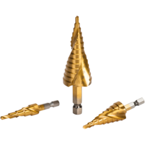 Jogo brocas escalonadas HSS-M2 PTHSD101 (3pçs)