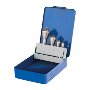 Jogo escariadores 90º furo HSS-M2 JF10-1 10~28mm (4pçs)