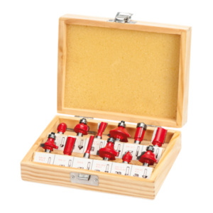 Jogo fresas tupia para madeira FCT12-2 (12pçs)