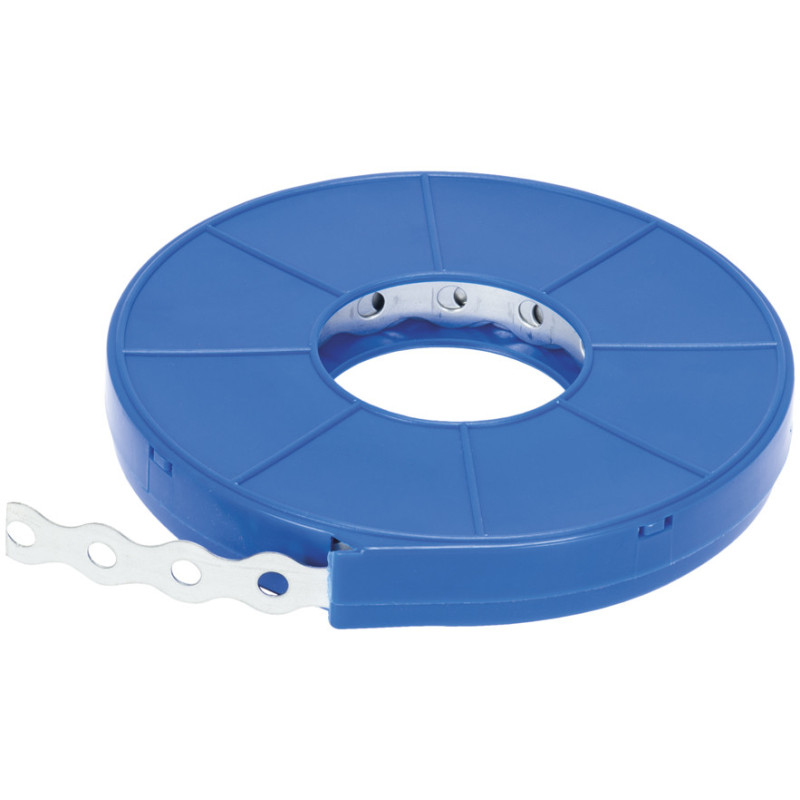 Fita ondulada perfurada galvanizada FOP 12x0.8mm (10m)