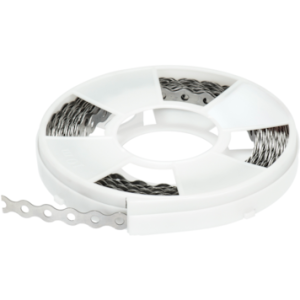 Fita ondulada perfurada inox AISI430 FOP-SS 17x0.8mm