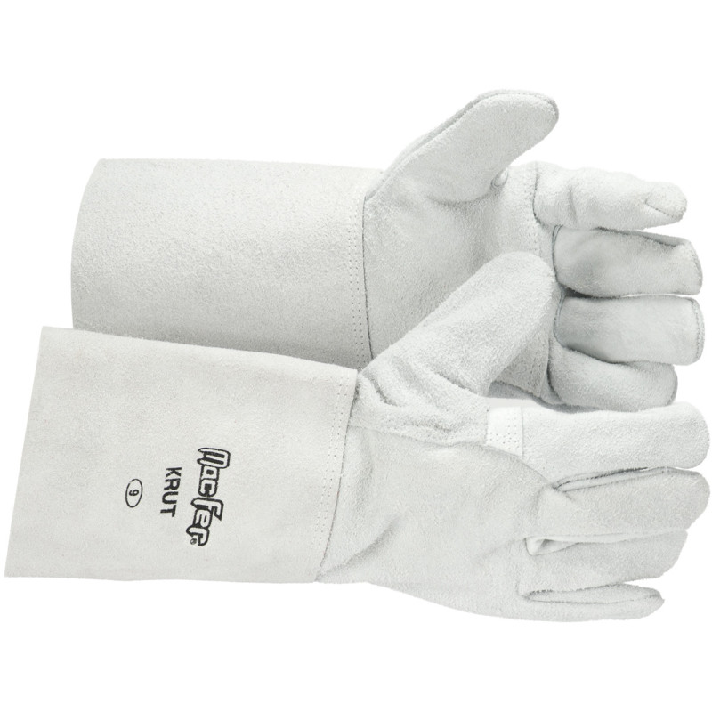 Luva proteção pele para soldador Krut 9" 35cm