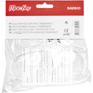 Óculos proteção anti-risco SG2610 trans.