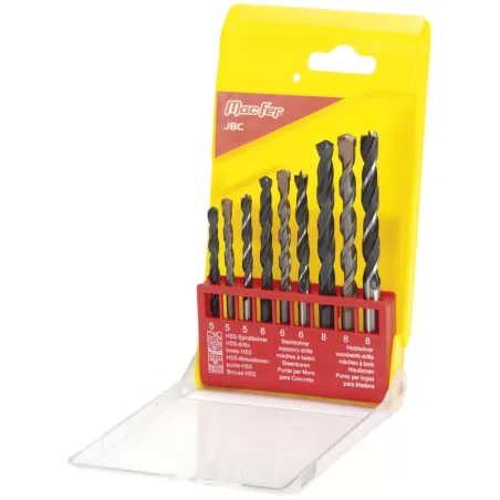 Jogo brocas combinado JBC 5. 6. 8mm (9pçs)