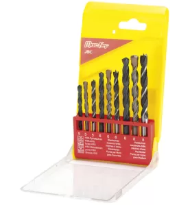 Jogo brocas combinado JBC 5. 6. 8mm (9pçs)