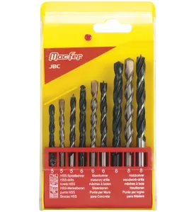 Jogo brocas combinado JBC 5. 6. 8mm (9pçs)