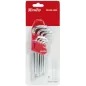 Jogo chaves "L" torx furada longa  WLHR-123L TH10~TH50 (9pçs)