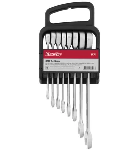 Jogo chaves combinada com roquete Cr-V  R71-12M 6~22mm (12pçs)