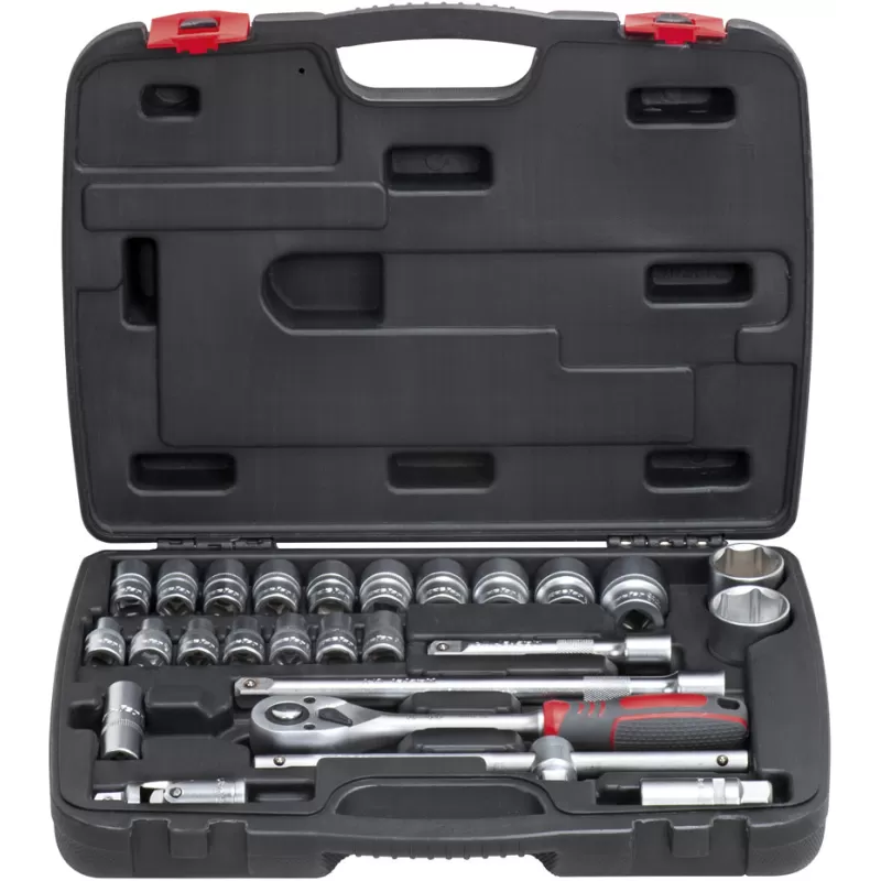 Jogo chaves caixa Cr-V SS-4026 1/2" (27pçs)