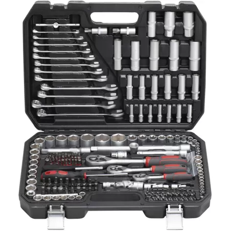 Jogo chaves caixa Cr-V SS-4215 1/4" 3/8" 1/2" (215pçs)
