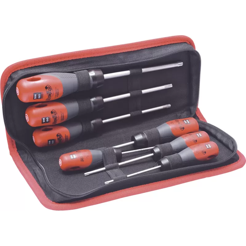 Jogo chaves mecânico torx furada MC-13 TR10~TR40 (7pçs)