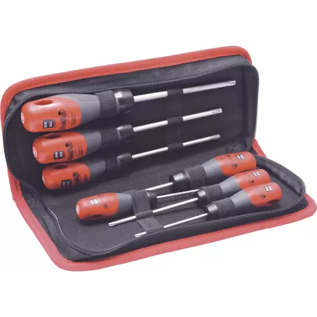 Jogo chaves mecânico torx furada MC-13 TR10~TR40 (7pçs)