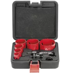 Jogo serras craneanas bimetal HSS-M42 Co 8% M4209-22 (9pçs)