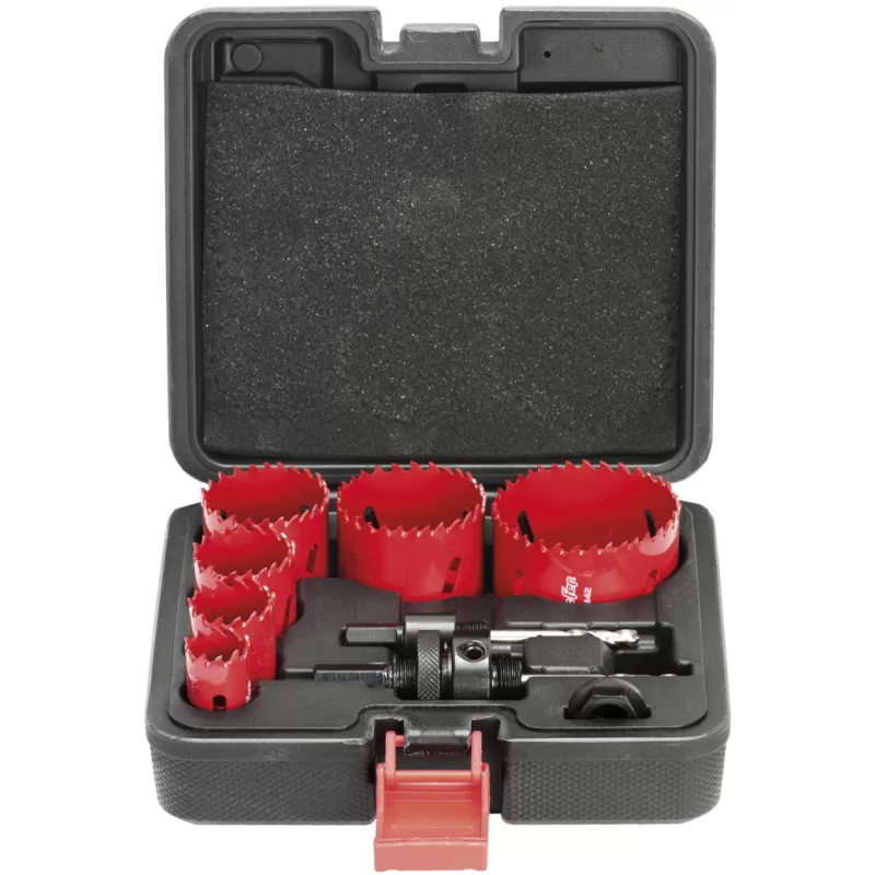 Jogo serras craneanas bimetal HSS-M42 Co 8% M4209-22 (9pçs)
