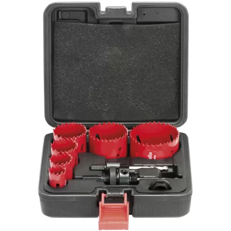 Jogo serras craneanas bimetal HSS-M42 Co 8% M4209-22 (9pçs)