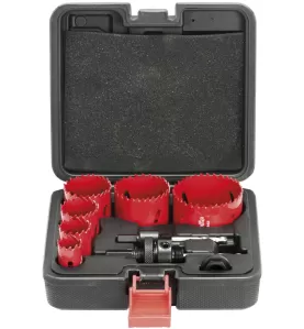 Jogo serras craneanas bimetal HSS-M42 Co 8% M4209-22 (9pçs)