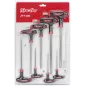Jogo chaves "T" torx furada JTT-08 TH10~TH50 (8pçs)