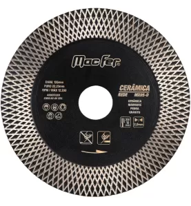 Disco diamantado Cerâmica Rede MX05-D 125mm x 10/20mm