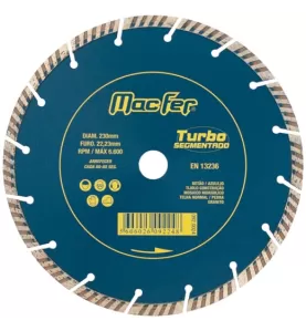 Disco diamantado Turbo Segmentado 125mm