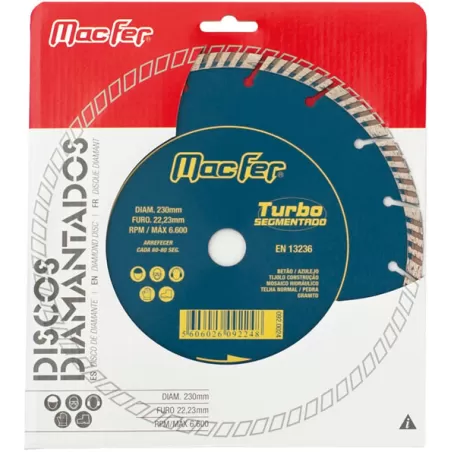 Disco diamantado Turbo Segmentado 125mm