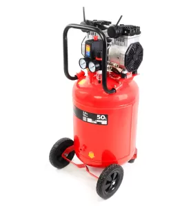 Compressor de Ar Vertical 50L 2Hp 10Bar Silencioso