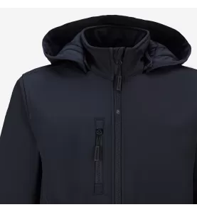 CASACO SOFTSHELL AZUL