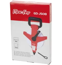 GD-J508 50m x 13mm Fiberglass Surveyor's Tape Measure