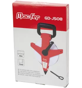 Fita métrica fibra vidro agrimensor GD-J508 50m 13mm