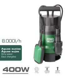 Bomba de drenagem de água residual 400 w