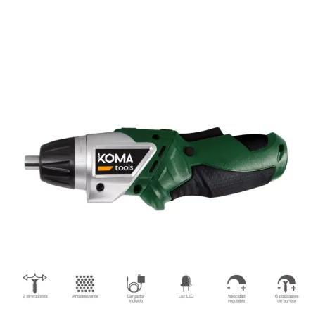 Aparafusadora recarregável, 3,6 v com carregador, 54 pontas + porta-pontas