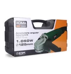 Rebarbadora elétrica angular com mala, ø125 mm, 1050 w