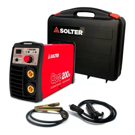 Equipamento de soldador inverter core 200di com acessórios