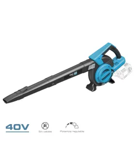 Soprador/aspirador/triturador brushless 40v sem baterias nem carregador