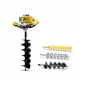 Moto-perfuradora a gasolina com motor a 2 tempos drill 932sg-v20