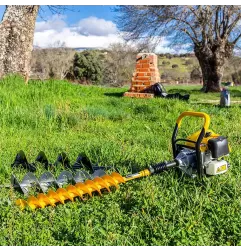 Moto-perfuradora a gasolina com motor a 2 tempos drill 932sg-v20