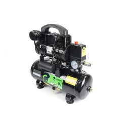 Compressor de Ar Silencioso 9L 1HP 2 Cabeças