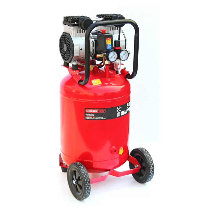 Compressor de Ar Vertical 50L 2Hp 10Bar Silencioso Compressor de Ar Vertical 50L 2Hp 10Bar Silencioso