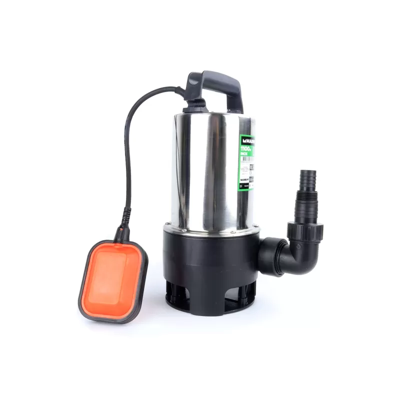 Bomba Submersível Águas Sujas 1100W 18000L/h * Inox