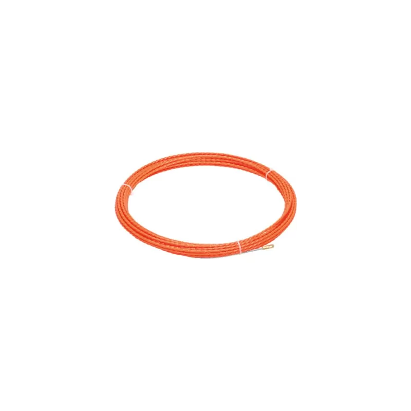 Guia passa cabos PET Helicoidal  GPC-PET 4.5mm 15m laranja