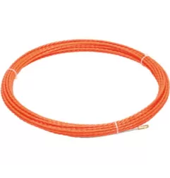 Guia passa cabos aço revestido GPC-ST 4.0mm 10m vermelho