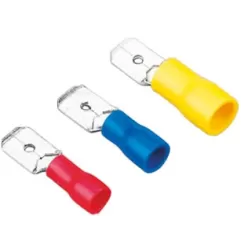Terminal cabo Elétrico isolado plano fêmea TPFi 2.5mm2 (100pçs)