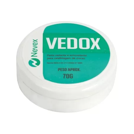 Kit Massa Vedante Anti-oxidante + Linho Nevex Vedox Cartaz n5 70g
