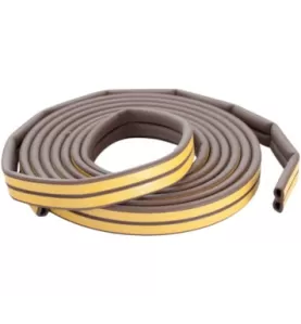 Fita Calafetar Perfil "D" FCP-B1 9x5.5mm 6m Branca