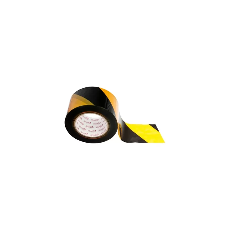 Fita Sinalização SWT-YBK 70mm 200m Amarela/ Preta