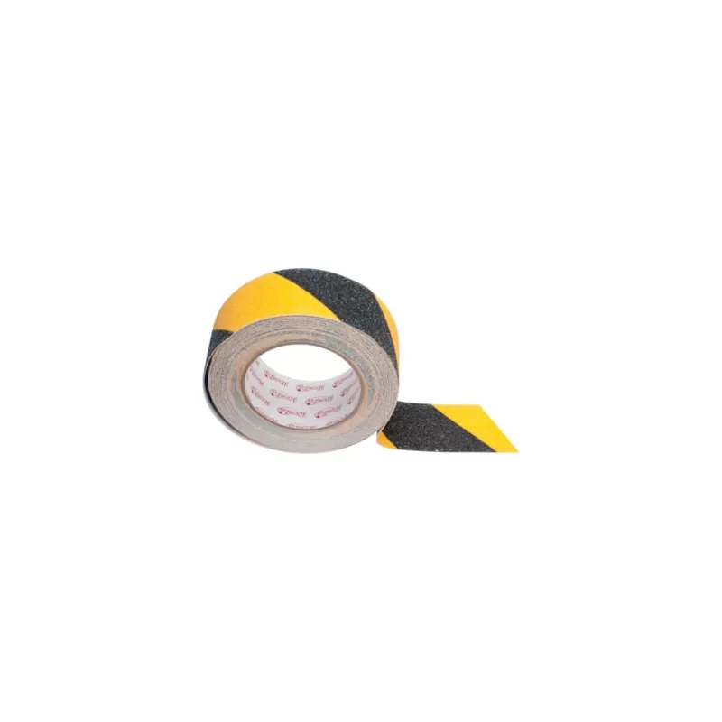 Fita Anti-Derrapante ASL-02 25mm 10m&nbsp; Preta/ Amarela