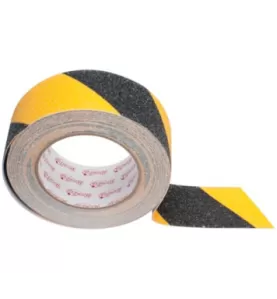 Fita Anti-Derrapante ASL-02 25mm 10m&nbsp; Preta/ Amarela