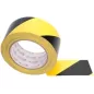 Fita Pavimento PVC PLT-01 50mm 30m Preta/ Amarela